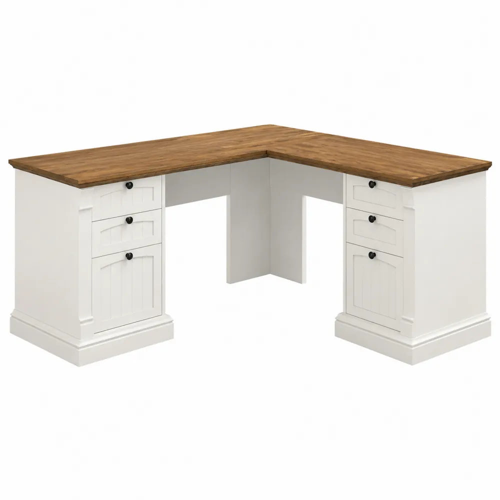 Scrivania angolare in legno ingegnerizzato